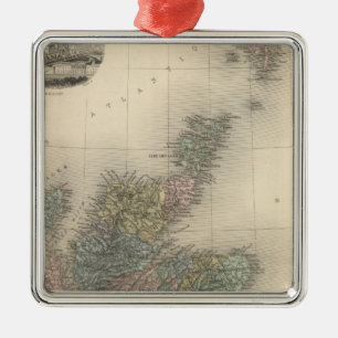 Scotland 4 metal tree decoration