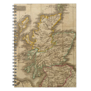 Scotland 4 spiral notebook