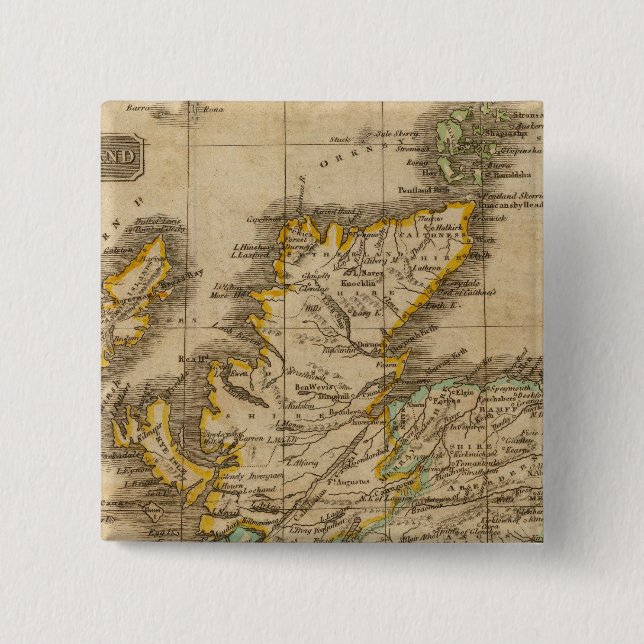 Scotland 5 15 cm square badge (Front)