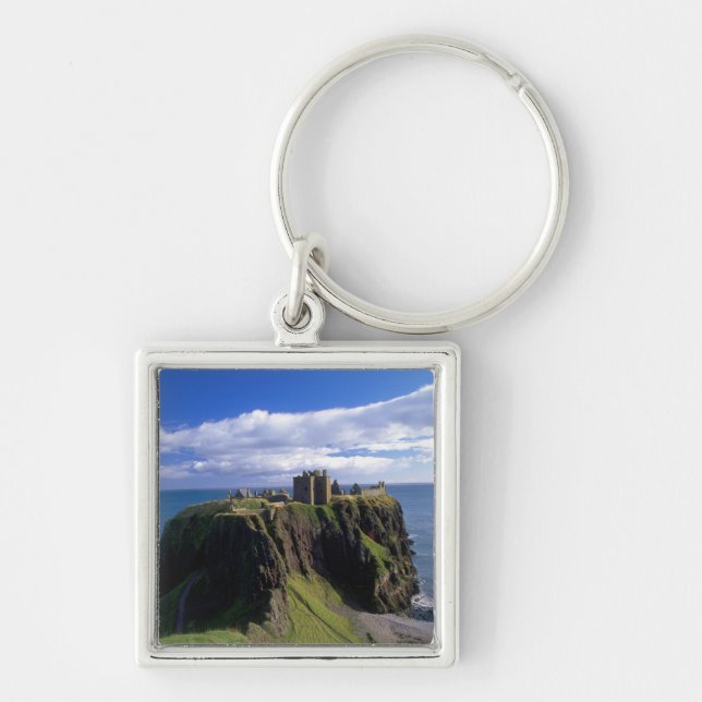 Scotland, Aberdeen. Dunnotar Castle. Key Ring (Front)
