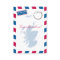Scotland Airmail Escort/Seating Card Wedding
