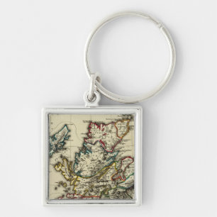 Scotland ancient, modern key ring