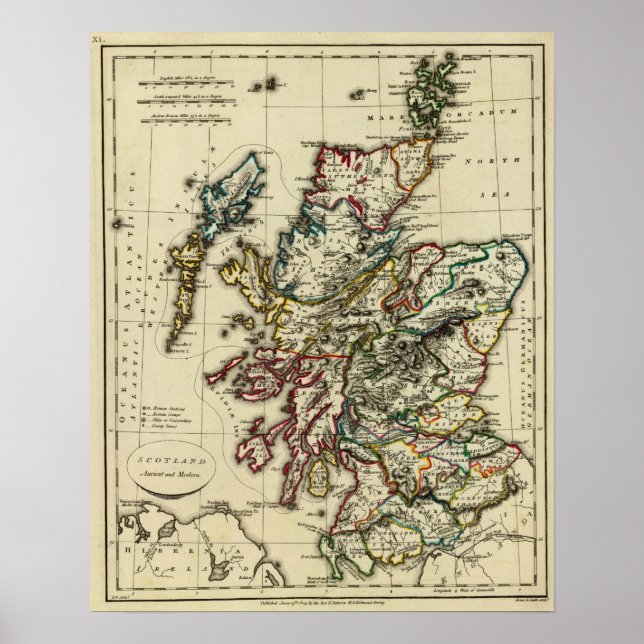Scotland ancient, modern poster (Front)