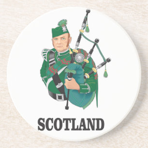 Scotland art coaster
