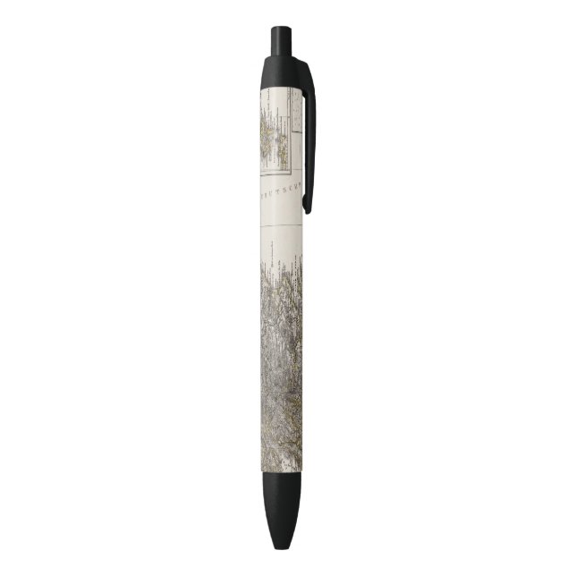 Scotland Atlas Map 2 Black Ink Pen (Bottom (Vertical))