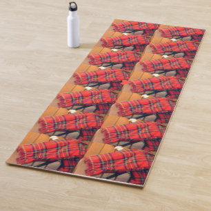 Scotland Bagpipe Tatan Laid Customise Product Yoga Mat
