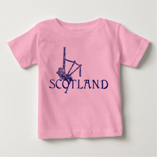Scotland Bagpipes, Scottish Design Baby T-Shirt