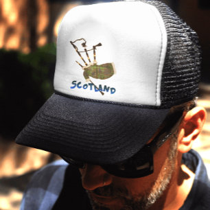 Scotland Bagpipes Trucker Hat