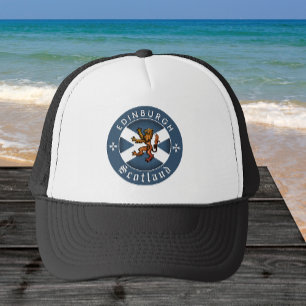 Scotland Baseball Cap, Edinburgh, Scottish Flag Trucker Hat
