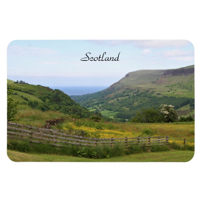 Scotland, Beautiful Highlands of Scotland, Ocean Magnet (Horizontal)