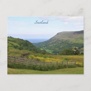 Scotland, Beautiful Highlands of Scotland, Ocean Postcard