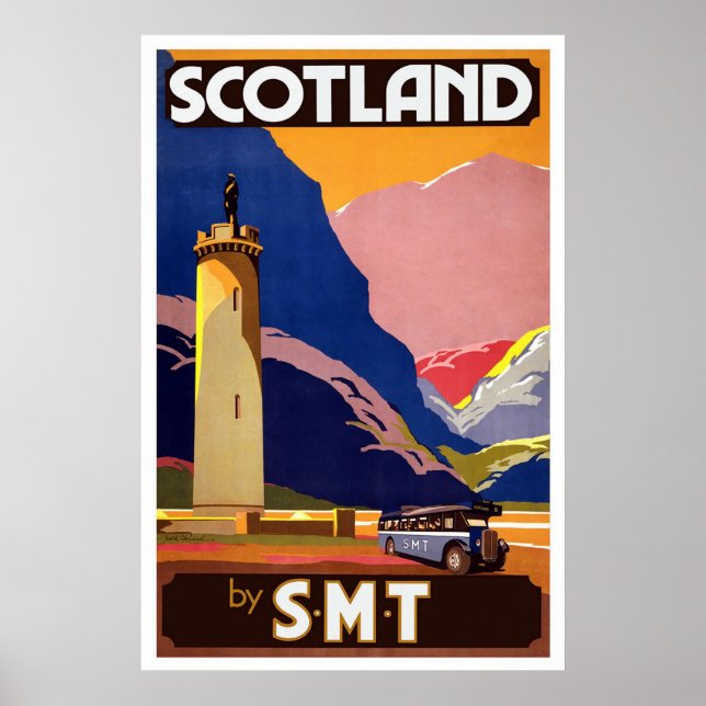 Scotland By SMT Poster (Front)