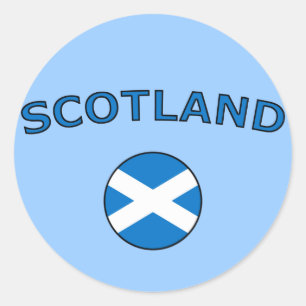 Scotland Classic Round Sticker