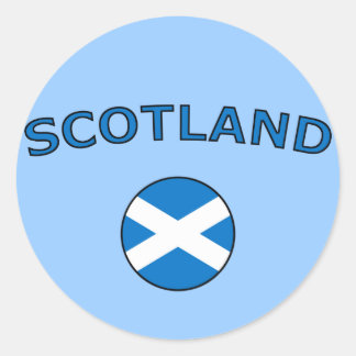 Scotland Classic Round Sticker