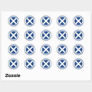 Scotland Classic Round Sticker