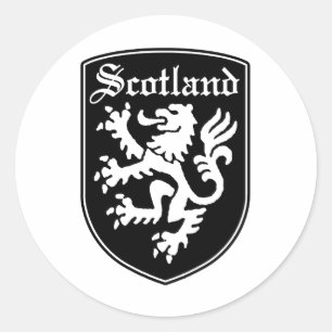 Scotland Classic Round Sticker