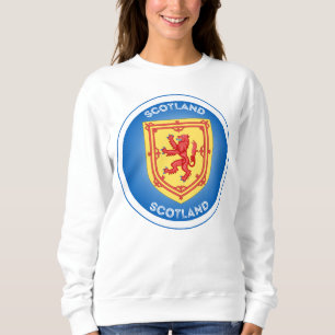 Scotland Coat of Arms Circle Shape Sweatshirt