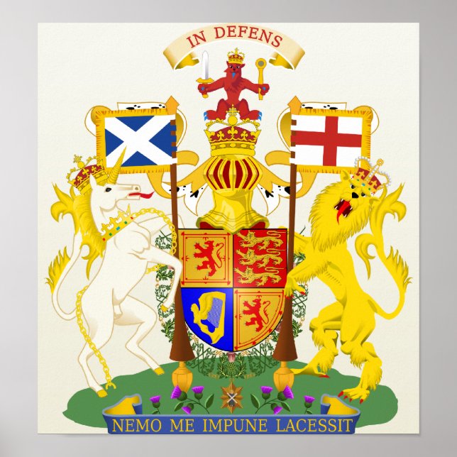 Scotland Coat of Arms detail Poster (Front)