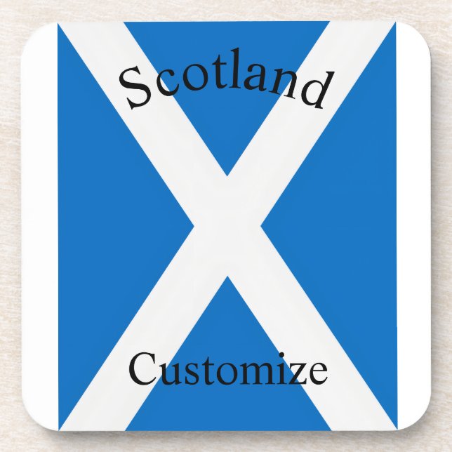 Scotland Country Flag Thunder_Cove Coaster (Front)