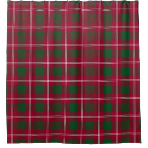Scotland Crawford Plaid Tartan Shower Curtain