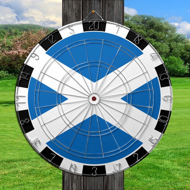 Scotland Dartboard, game board, Scottish Flag Dartboard (Creator Uploaded)