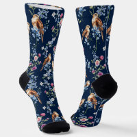 Scotland Eagle Thistle Bluebell Floral Pattern 