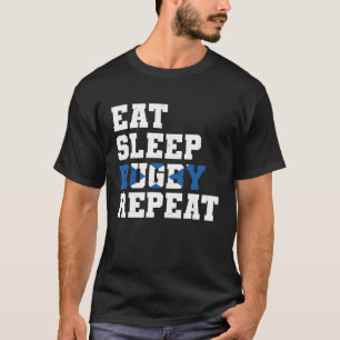 Scotland Eat Sleep Rugby Repeat Scottish Sport T-Shirt