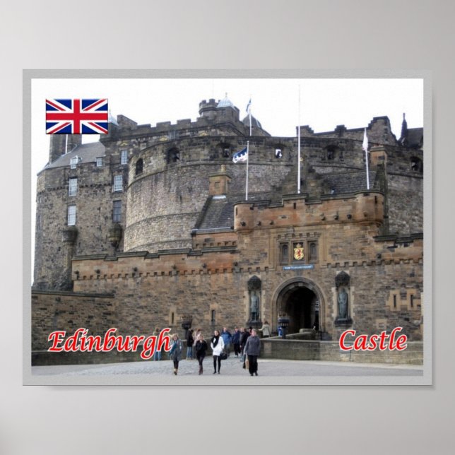 Scotland - Edinburgh - Castle - Poster (Front)