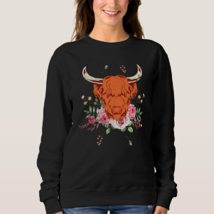 Scotland Farm Animal Farming Farmer Scottish Highl Sweatshirt