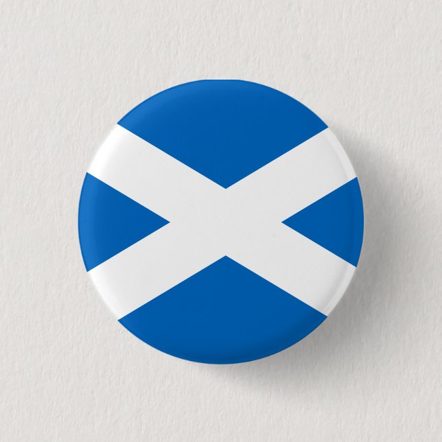 Scotland Flag 3 Cm Round Badge (Front)