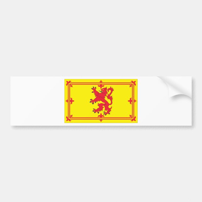 Scotland Flag Bumper Sticker (Front)