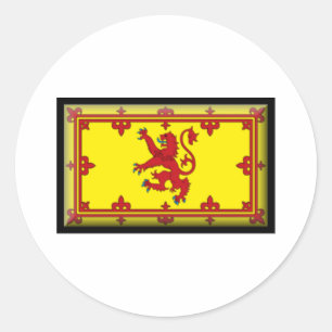 Scotland Flag Classic Round Sticker
