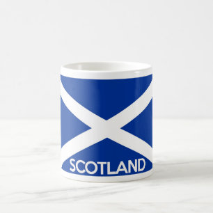 scotland flag country text name scotish coffee mug