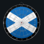 Scotland Flag Dartboard & darts / game board<br><div class="desc">Dartboard: Scotland & Scottish flag darts,  family fun games - love my country,  summer games,  holiday,  fathers day,  birthday party,  college students / sports fans</div>