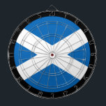 Scotland Flag Dartboard & darts / game board<br><div class="desc">Dartboard: Scotland & Scottish flag darts,  family fun games - love my country,  summer games,  holiday,  fathers day,  birthday party,  college students / sports fans</div>