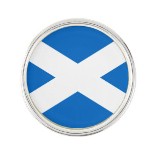 Scotland Flag Design Lapel Pin