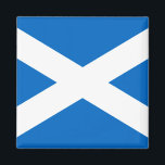 Scotland Flag Freedom Magnet<br><div class="desc">A bold Scottish flag design on a  great custom gift. 
 
 Embroidery designs are available in a selection of popular colour options.  

 



 
Use the "Ask this Designer" link to contact us with your special design requests or for some assistance with your customisation project.</div>