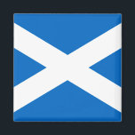Scotland Flag Freedom Magnet<br><div class="desc">A bold Scottish flag design on a  great custom gift. 
 
 Embroidery designs are available in a selection of popular colour options.  

 



 
Use the "Ask this Designer" link to contact us with your special design requests or for some assistance with your customisation project.</div>