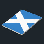 Scotland Flag Freedom Notepad<br><div class="desc">A bold Scottish flag design on a  great custom gift. 
 


 
Use the "Ask this Designer" link to contact us with your special design requests or for some assistance with your customisation project.</div>