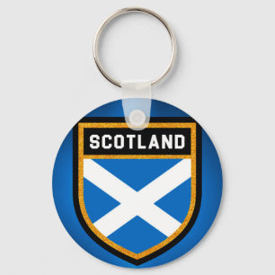 Scotland Flag Key Ring