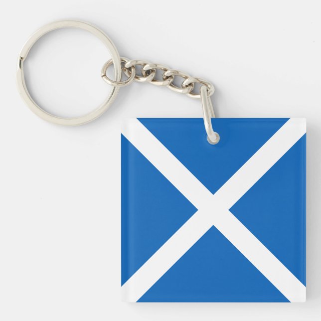 Scotland Flag Key Ring (Front)