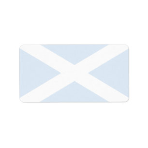 Scotland Flag Label