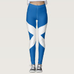 Scotland flag leggings<br><div class="desc">St Andrew's Cross,  Scottish flag</div>