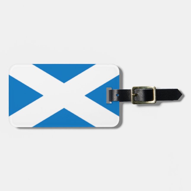 Scotland Flag Luggage Tag (Front Horizontal)