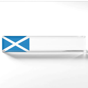 Scotland flag nameplate