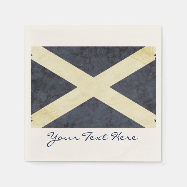 Scotland Flag Party Napkins (Front)