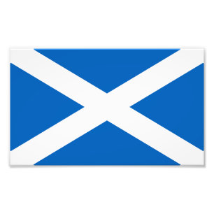Scotland Flag Photo Print