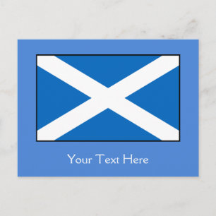 Scotland Flag Postcard