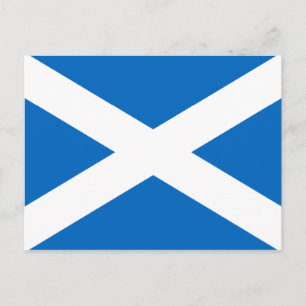 Scotland Flag Postcard