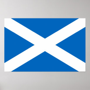 Scotland Flag Poster